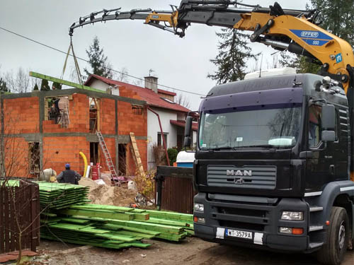 Man dźwig - grafika